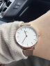 丹尼尔惠灵顿（DanielWellington）dw手表女 流金女士手表简奢石英欧美腕表 生日礼物送女友 32mm玫边白盘玫金钢带-DW163 实拍图