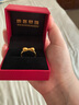微奢妙珠 黃金可愛蝴蝶結(jié)戒指足金999在逃公主指環(huán)女款小尾戒送女朋友禮物 16號(hào)約1.3克 曬單實(shí)拍圖