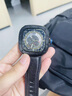 愛(ài)沃馳瑞士IW男士手表進(jìn)口機芯全自動(dòng)機械表鏤空多功能防水夜光男士手表 愛(ài)沃馳全黑皮帶/進(jìn)口機芯 定制刻字+精美禮盒 曬單實(shí)拍圖