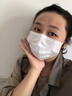 君霖 醫用外科口罩一次性成人掛耳式醫用防護三層隔離口罩甲流預防甲流口罩 【白色】醫用外科口罩 盒裝50片 曬單實(shí)拍圖