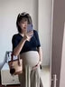 米度麗孕婦褲子夏季薄款外穿闊腿褲休閑山本長(zhǎng)褲春秋孕婦裝夏裝 淺卡其色 L碼（建議100-130斤左右） 曬單實(shí)拍圖