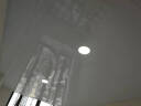 雷士照明led筒灯家用商用办公室商场嵌入式桶灯天花灯开孔12公分4寸5寸6寸 5W -漆白-暖白光-开孔9.5-10cm 实拍图