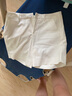 韓依索絲高腰短褲女夏薄款韓版休閑褲女褲2025寬松五分熱褲新款A字闊腿褲 白色 XL 曬單實(shí)拍圖