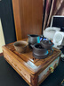 檀源花梨木小茶盤家用小型旅行便攜功夫茶具日式迷你木茶托盤干泡茶臺 花梨小藝盤【單品】 曬單實拍圖