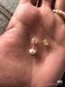 運錦硅膠耳堵耳釘后塞 超緊細針耳釘塞防掉耳堵固定塞耳帽耳環(huán)扣配件 細針款金色10粒 曬單實(shí)拍圖