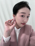 KASIYU 2024新款幸運四葉草耳環(huán)女滿鉆耳鉤耳墜仿瑪瑙氣質(zhì)耳飾夏季 E-964 四葉草銀色紅石 曬單實拍圖