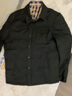 羅蒙 白鴨絨羽絨服男襯衫領(lǐng)冬季羽絨外套百搭保暖工裝羽絨服襯衫式夾克衫冬裝商務(wù)休閑男裝 黑色 175  曬單實(shí)拍圖