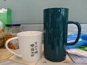 奔成大陶瓷杯帶蓋1000毫升簡(jiǎn)約馬克杯帶蓋勺大容量瓷杯超大1000ml杯子個(gè)性家用陶瓷杯喝水杯的奔成 綠色帶蓋1300ml 超大款 曬單實(shí)拍圖