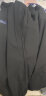 沂伦赫夏季薄款裤子男港风抽绳束脚阔腿休闲裤潮流大码宽松垂感灯笼裤 1055黑色 （魔术贴束脚） 4XL（建议200-220斤） 实拍图