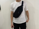 七匹狼胸包男斜挎包男士時(shí)尚潮流學(xué)生單肩包大容量休閑運(yùn)動(dòng)手機(jī)騎行胸包 黑色 曬單實(shí)拍圖
