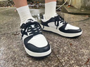 安踏板鞋男鞋秋冬厚底革面復古潮流小白鞋防滑耐磨學(xué)生運動(dòng)休閑鞋子男 【小零感】熊貓配色 42 曬單實(shí)拍圖