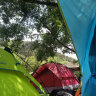 骆驼（CAMEL）户外帐篷  多人野外露营防雨加厚公园帐篷双层全自动 三门帐篷3-4人+防潮垫 TC145 均码 实拍图