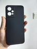 庚辰 適用OPPO K10x手機殼真我v25手機保護套鏡頭全包防摔軟殼K10X直邊液態(tài)硅膠殼男女款 【優(yōu)雅黑】配鋼化膜 曬單實拍圖