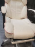 欧吉（OUJI） 欧吉电脑椅家用电竞沙发网红直播游戏座椅舒服久坐椅休闲办公书靠背椅 白色粉边+移动头枕+脚踏 实拍图
