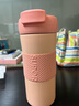 蘇泊爾（SUPOR） 保溫杯 晶瓷內(nèi)膽泡茶水杯家用辦公室大容量泡飲杯簡約便攜時尚果凍色泡飲杯 莫蘭迪灰-450ml 曬單實拍圖