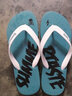 YOUMIXIN人字拖男士拖鞋夏季外穿夾腳防滑男式2023新款沙灘潮街風(fēng)戶(hù)外男式 新閃電-湖水綠 S【鞋長(cháng)265mm】建議40-41 曬單實(shí)拍圖