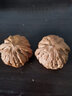 老農哥文玩核桃淶水麻核桃天然把玩老款獅子頭收藏珍藏手玩核桃 磨盤(pán)獅子頭41mm一對 曬單實(shí)拍圖