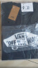 VANS范斯官方 男女情侣短袖T恤夏季滑板LOGO经典款黑白出游好物 黑色 M 实拍图