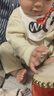 Aengbay昂貝 嬰兒連體衣春秋套頭哈衣家居爬服睡衣新生兒衣服寶寶春裝 綠色 80cm 曬單實(shí)拍圖