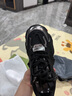 HR女鞋2026年春季新款透氣運動(dòng)鞋女厚底老爹鞋內增高時(shí)尚休閑鞋子女 黑槍色 40 碼數偏小半碼 曬單實(shí)拍圖