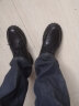 GNAI棉鞋真皮冬天季加绒加厚保暖防滑软底商务休闲棉皮鞋二棉爸爸鞋子 黑色 真皮加绒款 41码 (255mm) 实拍图