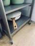友維（youwill）廚房三層微波爐架子太空鋁落地多層置物架可調節小家電收納架灰色 L40四層星空灰（寬50）帶輪 曬單實(shí)拍圖