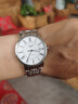 浪琴（LONGINES）瑞士手表 時(shí)尚系列 機械鋼帶男表 對表 L49214116 白色啞光38.5mm 曬單實(shí)拍圖