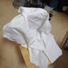 漢絮小方領(lǐng)棉麻長袖襯衫男士商務(wù)休閑上衣韓版修身男裝亞麻白襯衣 白色 S 曬單實拍圖