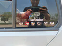 潤華年 周杰倫創(chuàng  )意可愛(ài)汽車(chē)貼紙摩托車(chē)電動(dòng)車(chē)反光劃痕遮擋貼歌詞貼 專(zhuān)輯圖小號貼紙 曬單實(shí)拍圖