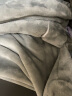南极人睡衣男生秋冬季加绒加厚珊瑚绒男士青少年纯色大码保暖家居服套装 NSWJH-灰色【主图推荐双面法兰绒】 L(建议100-130斤) 实拍图