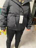 雅鹿2025新款輕薄羽絨服女短款秋冬洋氣百搭氣質(zhì)時(shí)尚潮流大碼媽媽外套 黑色 L 130-160斤 曬單實(shí)拍圖