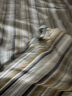 黄河口老粗布床单 纯棉粗布床单单件手工全棉加厚被单 全棉纯棉老粗布床单单件 小格子复古灰 150x220cm适合1.2米单人床 实拍图
