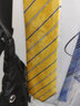 獵尚 男士黃色條紋8厘米領(lǐng)帶商務(wù)正裝 結婚領(lǐng)帶結婚領(lǐng)帶新品 銀灰色暗紋領(lǐng)帶 曬單實(shí)拍圖