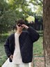 回力棉服男冬季2025新款青少年高級潮流菱形格純色無(wú)領(lǐng)輕薄款內膽棉衣 黑色(純色) M /170(收藏加購優(yōu)先發(fā)) 曬單實(shí)拍圖