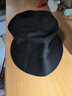 原宿黑白帆布雙面椰子樹(shù)漁夫帽夏季男女防曬遮陽(yáng)盆帽兩面戴帽子潮 光板黑色漁夫帽（單面） M（56-58cm） 曬單實(shí)拍圖