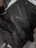圣彼威朗 加肥加大码短袖t恤男胖子肥佬体恤潮牌胖人衣服大码半截袖打底衫 DX053黑色 4XL(210-230斤) 实拍图