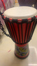 前谷手鼓非洲鼓麗江兒童初學(xué)演奏金貝鼓印尼整木掏空山羊皮成人學(xué)生鼓 標8紅色彩繪+贈品 曬單實(shí)拍圖