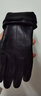 瑪麗亞·古琦（MARJA KURKI）羊皮手套女冬季 加絨內襯真皮保暖手套簡(jiǎn)約時(shí)尚 黑色 M 曬單實(shí)拍圖