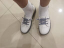 金利來(lái)（Goldlion）女鞋一腳蹬休閑軟底單鞋平底小白鞋女 668130071灰色40 曬單實(shí)拍圖