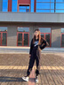 菲洛曼（FEILUOMAN）搭配馬丁靴的褲子女工裝褲春秋款2025新款帥氣束腳顯瘦高腰運(yùn)動(dòng)褲 黑色款（秋冬款） 加絨 L （114-125斤） 曬單實(shí)拍圖