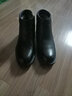 紅蜻蜓男鞋冬季保暖加絨棉皮鞋商務(wù)休閑皮鞋 黑色 39 曬單實(shí)拍圖