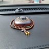 光轉(zhuǎn) 汽車香水 車載香氛座式高檔原木散原香固體香薰 汽車內(nèi)飾用品 黑木香片+精油防滑墊佛珠-古龍香 曬單實拍圖