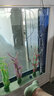 一米陽(yáng)光子彈頭魚(yú)缸水族箱客廳家用落地屏風(fēng)隔斷玻璃金魚(yú)缸大型1.2米長(cháng) 輕奢白 100*40*128（帶觸摸顯示屏） 曬單實(shí)拍圖