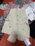 BANANA BABY2023冬新款新年紅法式小香風針織衫女復古肌理感上衣D234MY874 米白 S 曬單實拍圖