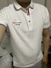 海衫印 企業(yè)polo定制t恤高端翻領(lǐng)文化衫印制logo刺繡工作服定做短袖 白色 L 曬單實(shí)拍圖