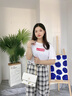 DAFEI DENTON輕奢品牌包包女包2025新款真皮單肩包鹿頭斜挎包520禮物送女友 米白 精美禮盒裝 曬單實(shí)拍圖