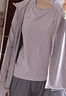 駱駝（CAMEL）瑜伽服套裝女長袖秋冬運動服晨跑步服 YK22255493 杜若紫/煙霧紫 曬單實拍圖