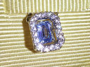 施華洛世奇（SWAROVSKI）UNA項鏈女方糖造型女七夕情人節禮物 藍色 5614926 曬單實(shí)拍圖