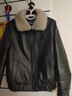 貂莎2025冬季新款真皮羽絨服女綿羊皮短款時(shí)尚小個(gè)子海寧皮衣夾克上衣 黑色 2XL 120-130斤 曬單實(shí)拍圖