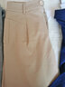 PHJ九分休閑褲女夏季新款通勤百搭煙管西裝褲高腰顯瘦小腳鉛筆哈倫褲 卡其（九分） XL 曬單實(shí)拍圖
